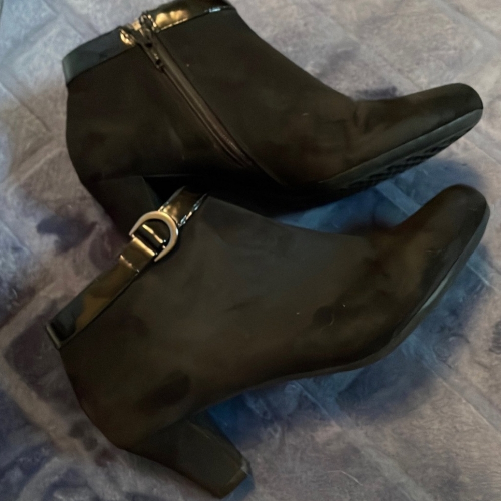 Black ankle boots